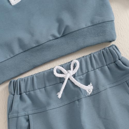 Cute Winter Outfit for Babies FallSpring Tee and Pants Set