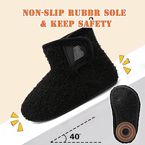 Barerun Toddler Winter Slippers