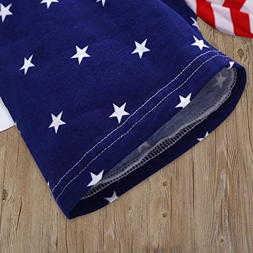 XFGLCK 4th of July Newborn Shorts Set