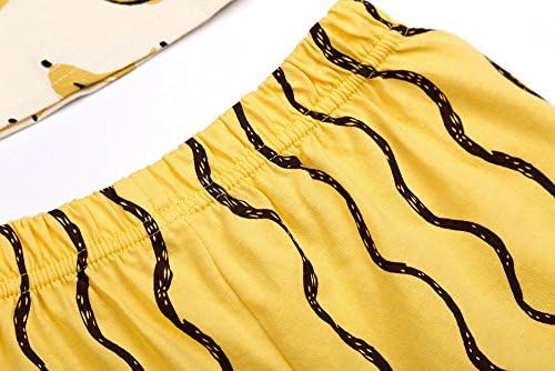 Sanlutoz Toddler Boys Banana T-Shirt Cotton Shorts Set