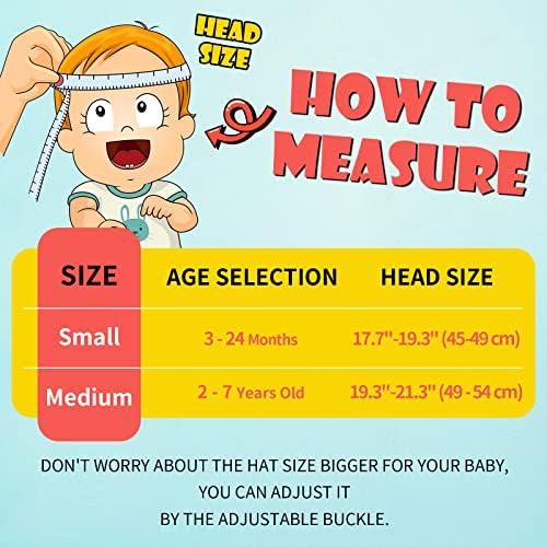 HONGTEYA Adjustable Toddler Sun Hat Upf 50