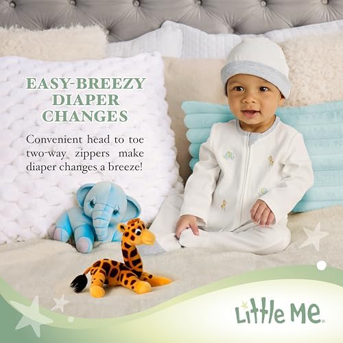 Little Me Footie Sets for Babies Soft Scratch-Free Closures