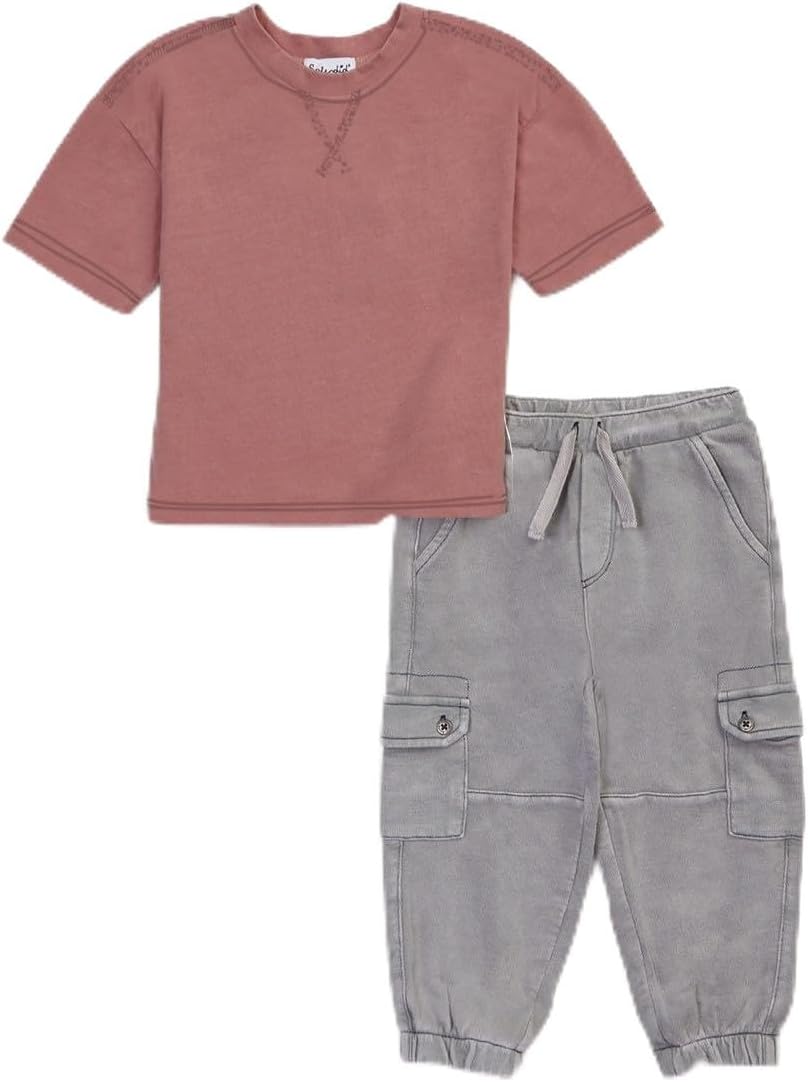 Splendid Baby Girls Cargo Jogger Set
