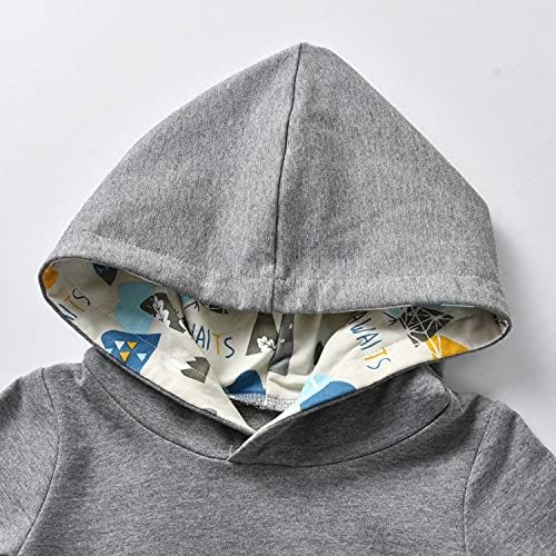 Derouetkia Toddler Bear Hoodie Set