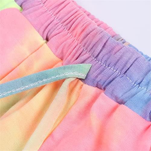 Kids Casual Tie Dye Sweatshirt and Camouflage Pants Set 2Pcs