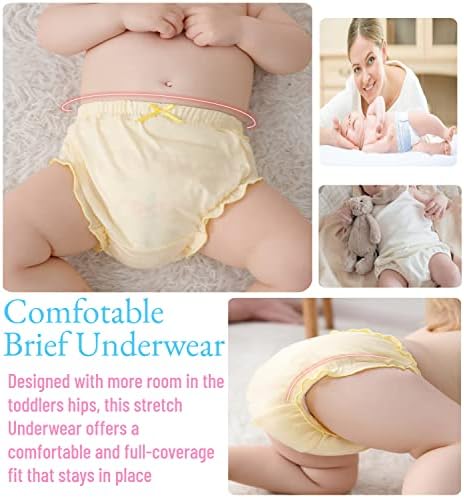 7Pack Baby Bloomers Soft Comfortable for Toddler Girls