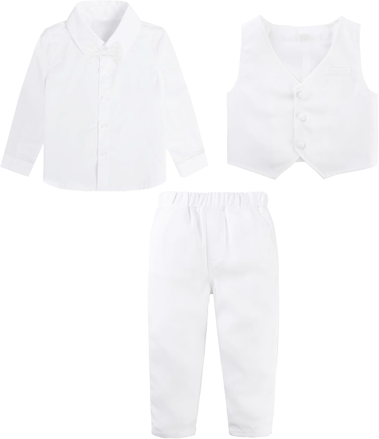 AJ Design Baby Toddler Boys Christening Tuxedo