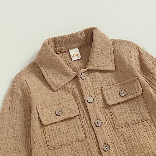 Cotton Linen Toddler Boys Girls Clothes