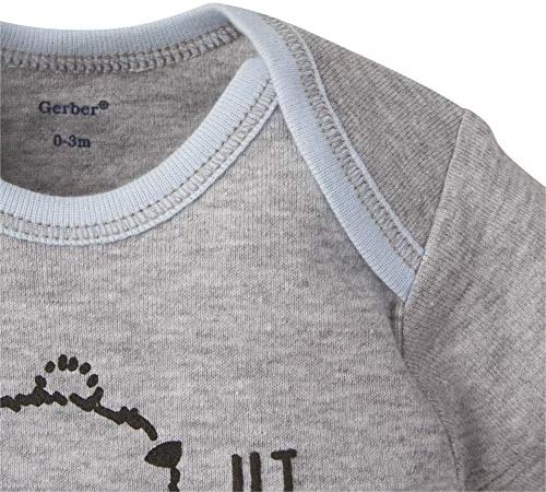 Gerber boys 5-piece ruffle pull-up variety onesies