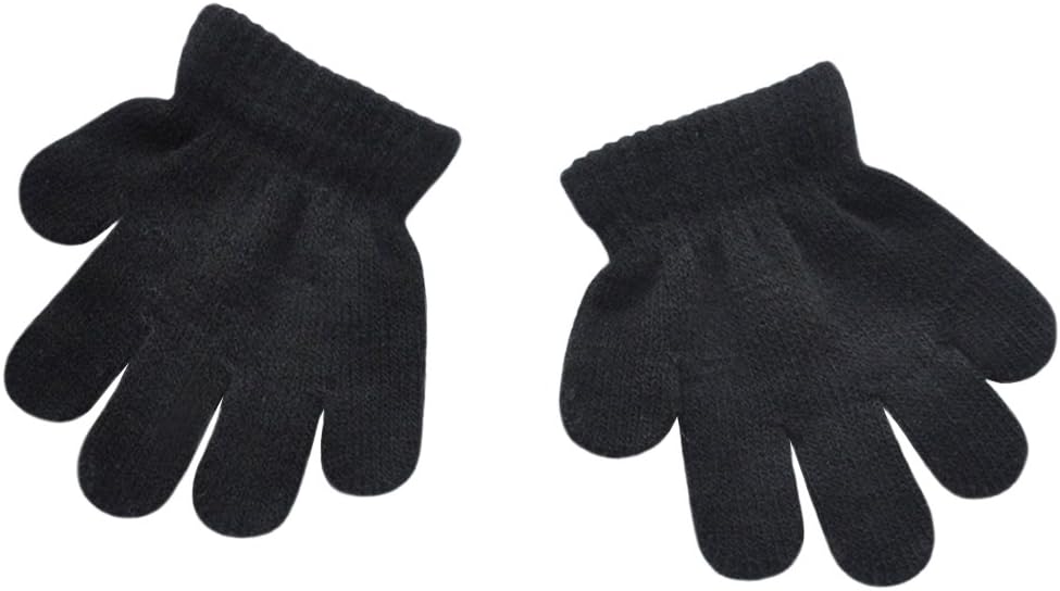 Cozy Warm Knitted Winter Gloves for Toddlers Girls 1-3 Years Old
