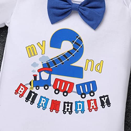IBTOM CASTLE 1st Birthday Outfit - Jungle Woodland Animal Romper Bloomers Suspenders 3PCS