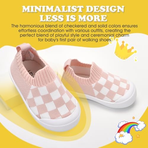 Cozy Toddler Mesh Shoes for Walking - Soft Non-Slip Breathable