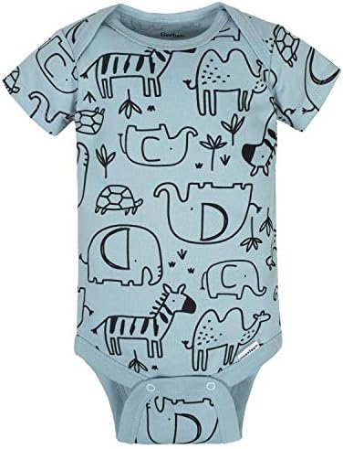 Gerber Baby Boys 8-Pack Short Sleeve Onesies Bodysuits