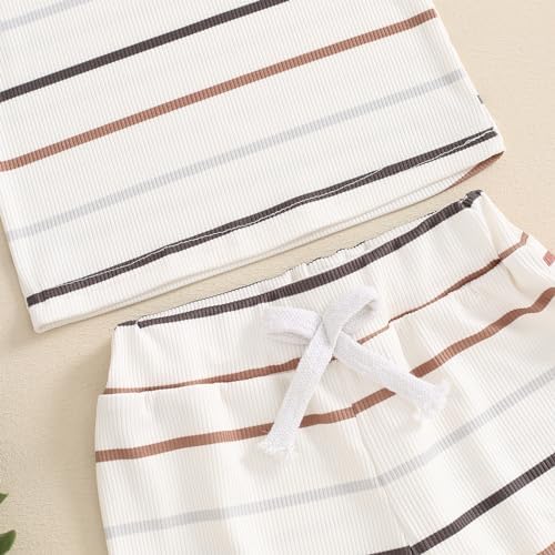 Cute Newborn Boy Summer Outfit - Tank Tops Shorts