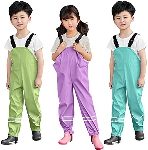 ToddlBy Waterproof Rain Pants for Toddlers - Reliable Breathable Safe