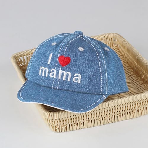 Stylish Toddler Duck Tongue Denim Hat for Boys Girls - Lightweight Sun Protection