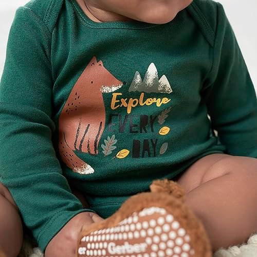 Gerber Baby Boys 6-Pack Long-Sleeve Onesies
