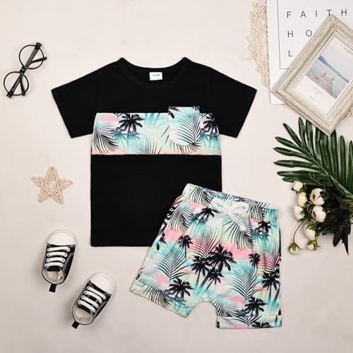 CETEPY Toddler Boy Summer Outfit Set 12M-4Y