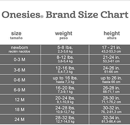 Onesies Brand Baby-boys 8-pack Short Sleeve Bodysuits