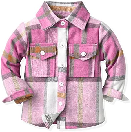 AFNI LittleToddler Boys Girls Flannel Shirt Jacket