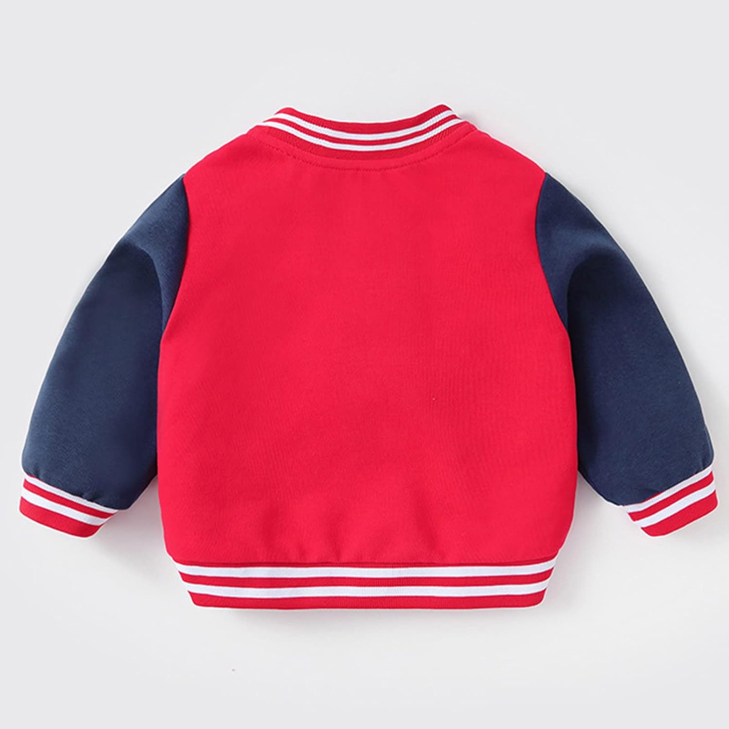 Dinosaur-Backed Baseball Jacket for Little Ones