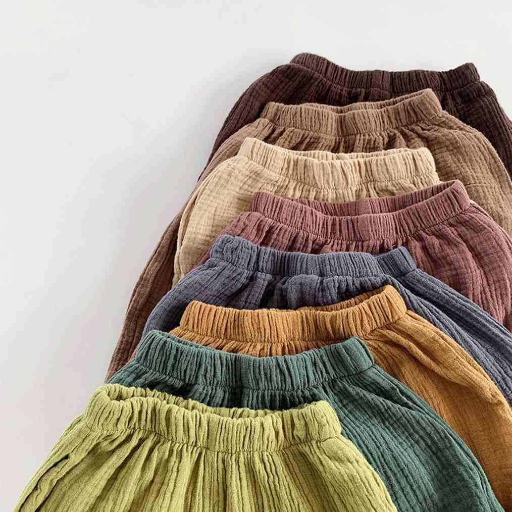 stackable lightweight soft comfortable Linen Pants for Kids