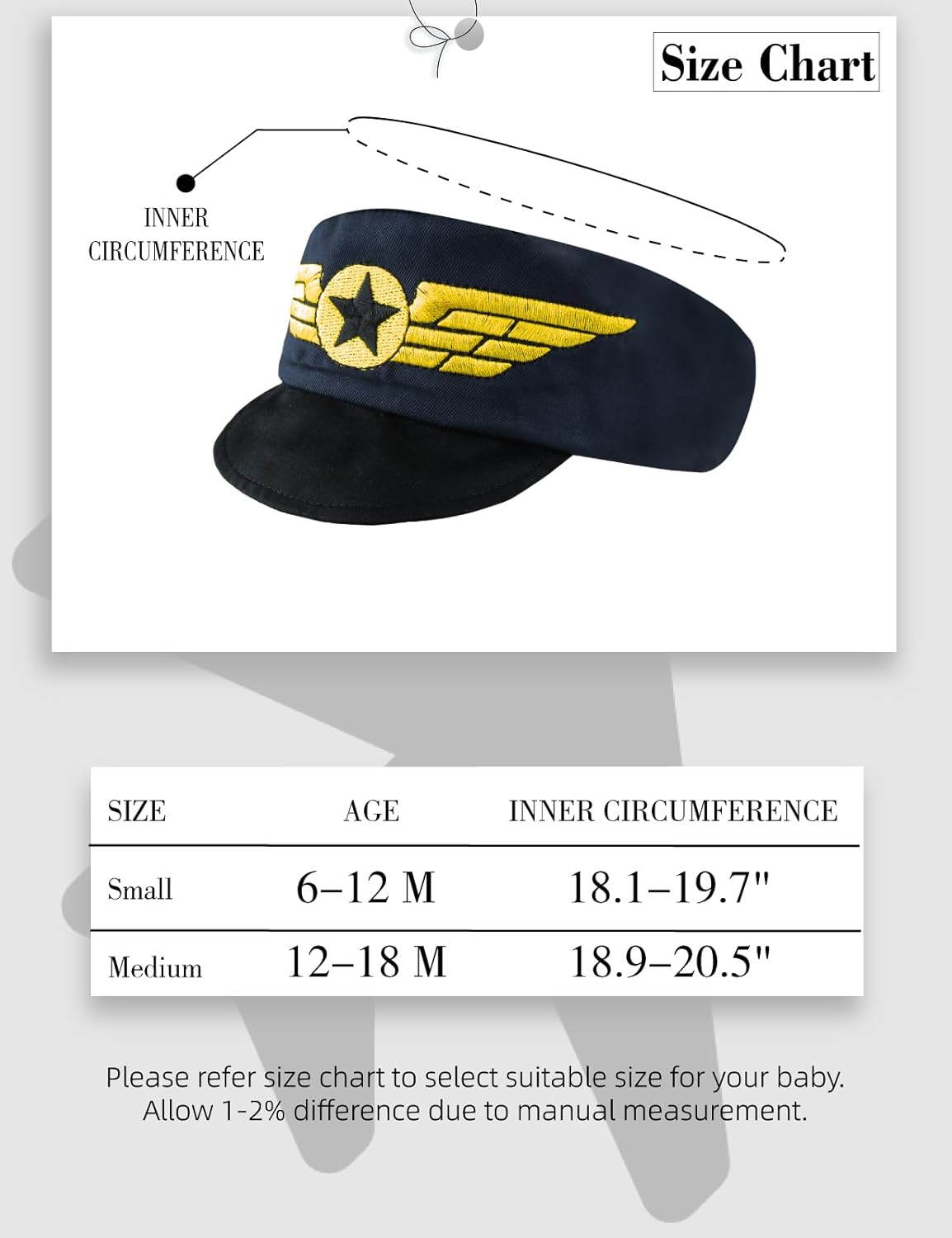 Adorable Baby Boys Pilot Hat COSLAND