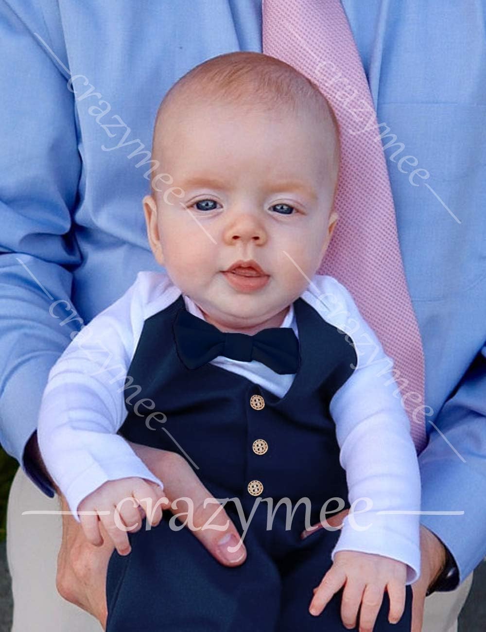Cra-Zyme Baby Boy SulRomper Tuxedo