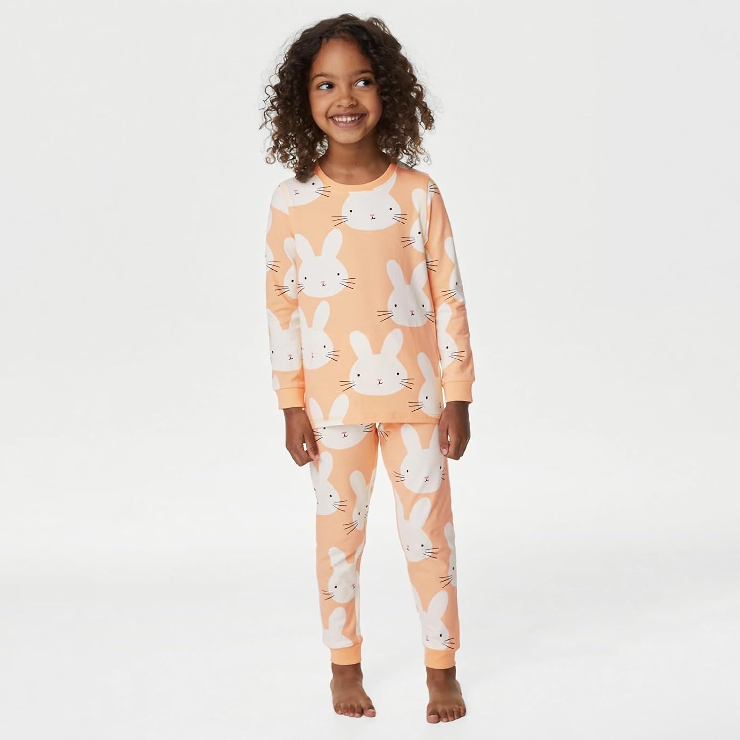 DDSOL Toddler Girls Pajama Set with Cartoon Graphics