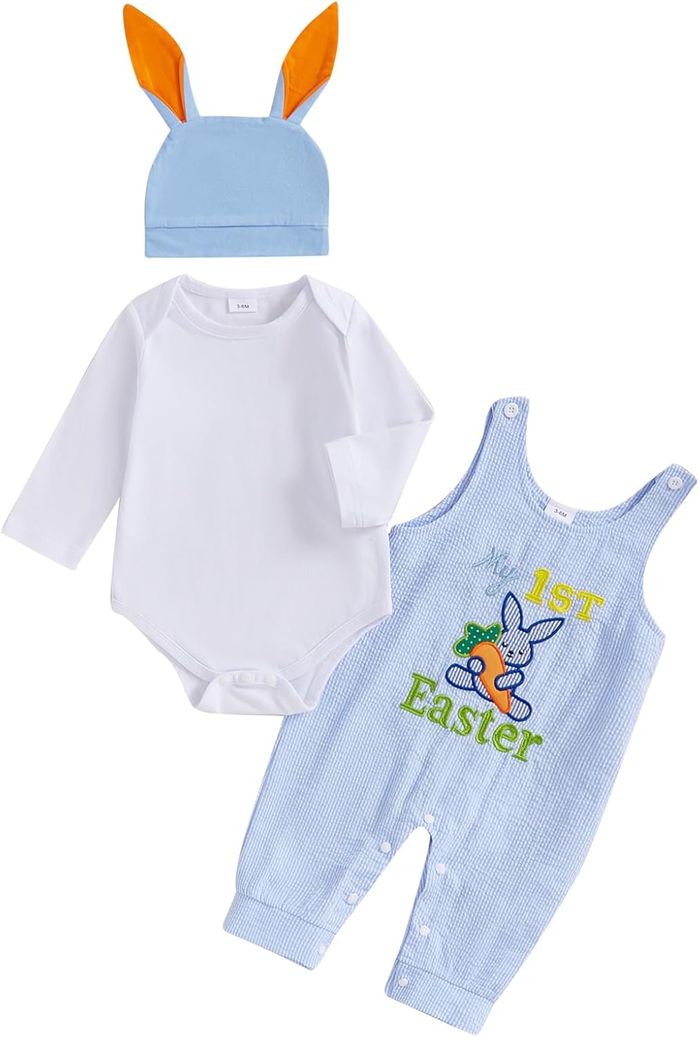 My First 4th of July Baby Boy Outfit Romper Plaid Overall Pants Set