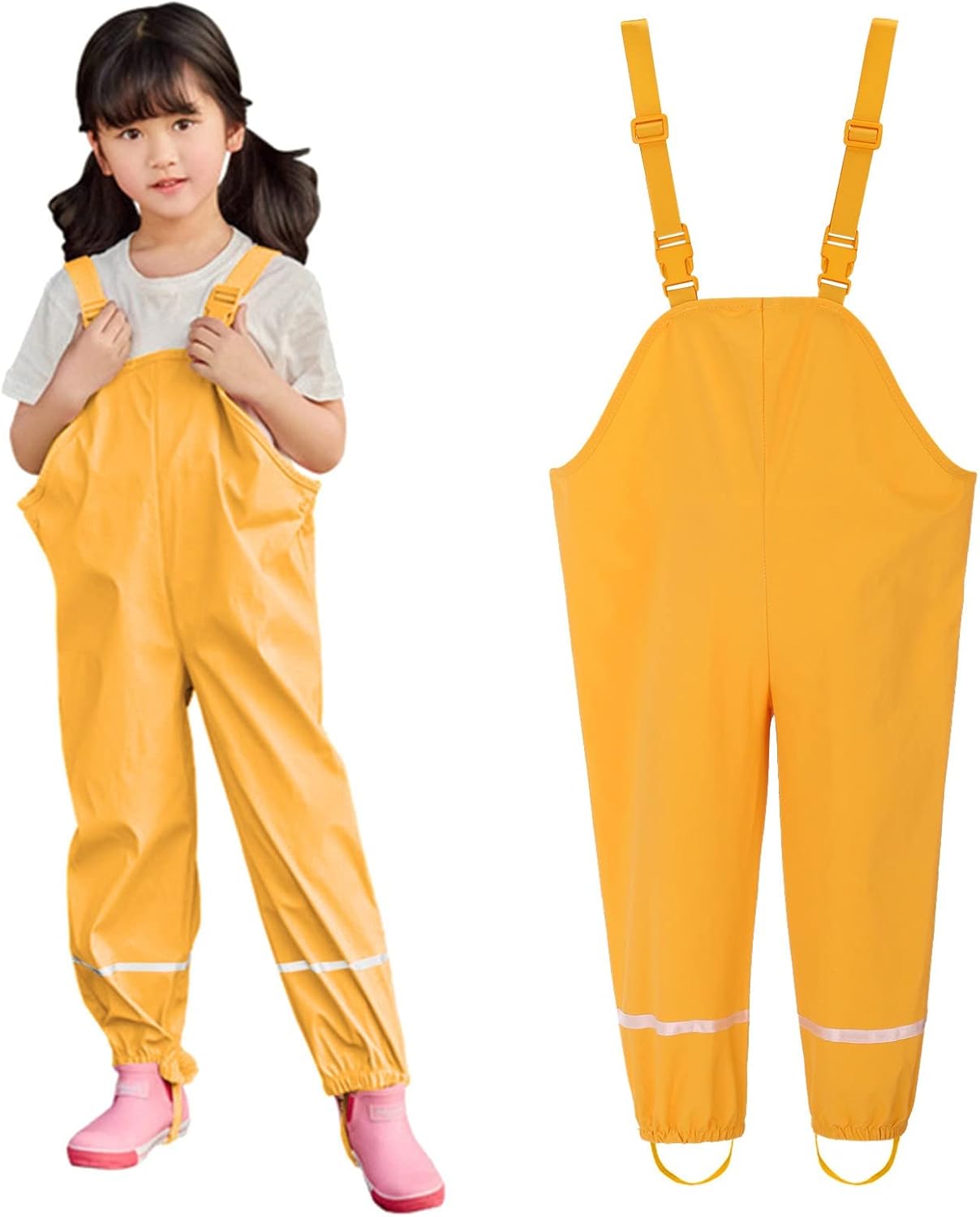 WATERPROOF RAIN PANTS FOR TODDLERS