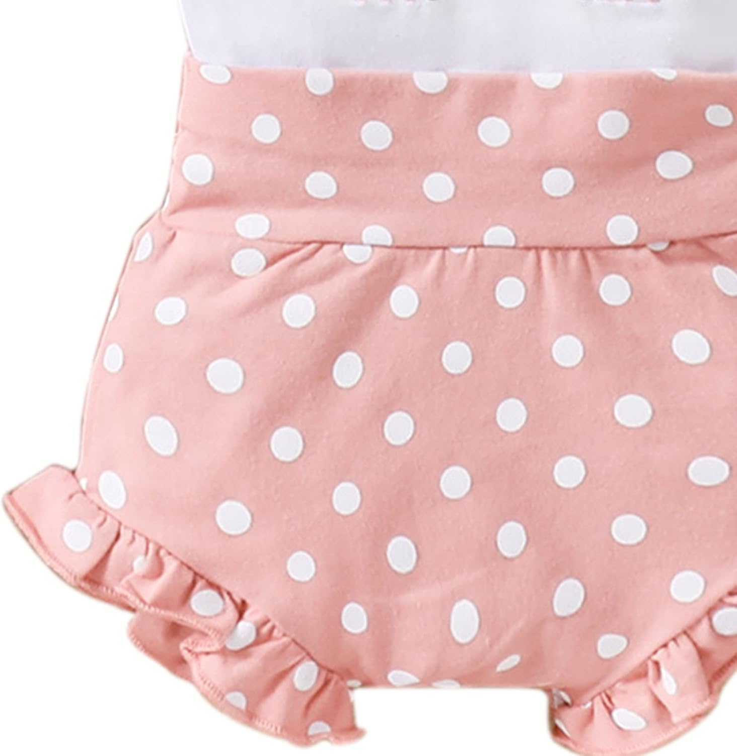 One Year Old Girl Camisole Romper Set