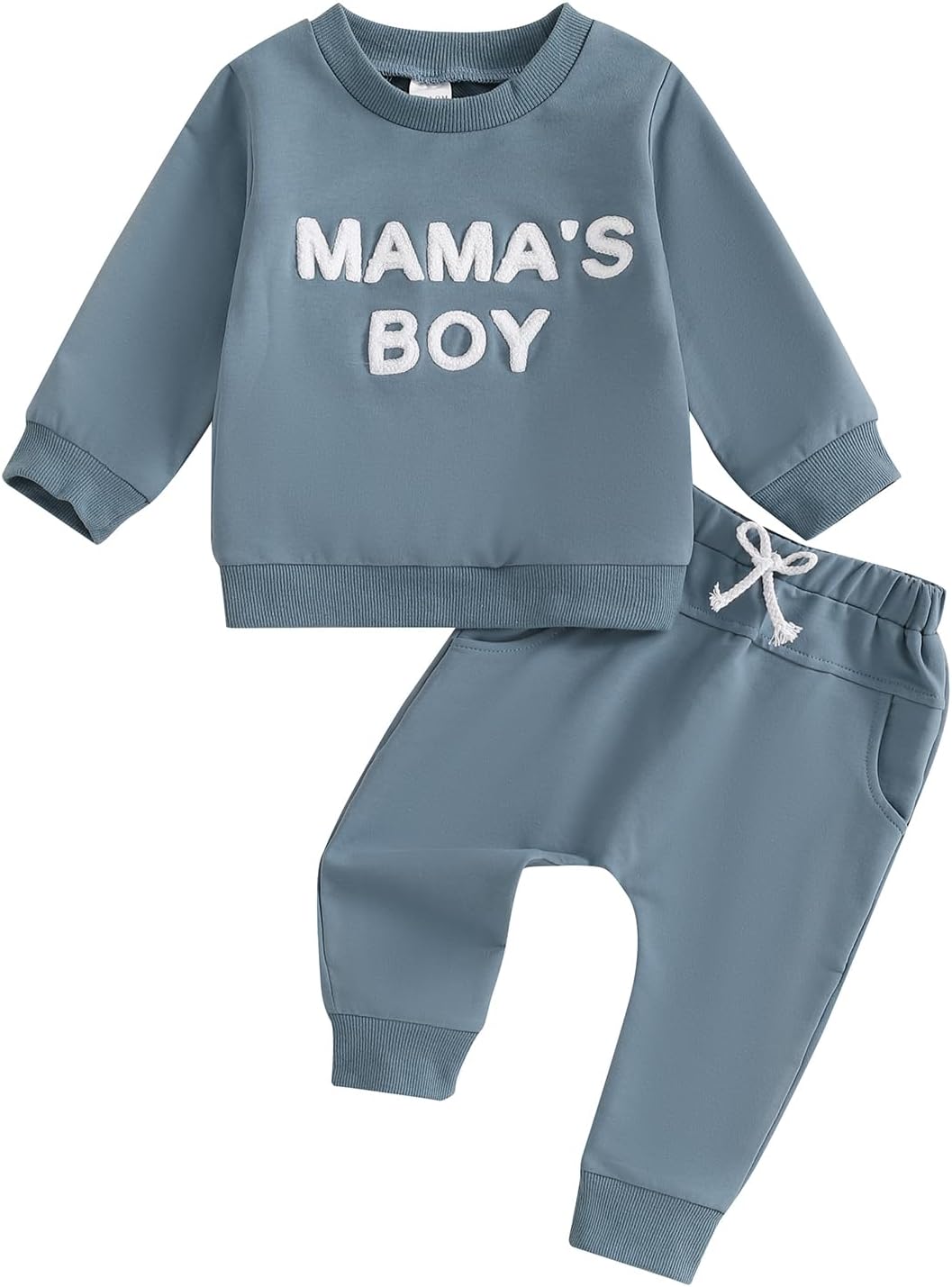 Cute Winter Outfit for Babies FallSpring Tee and Pants Set