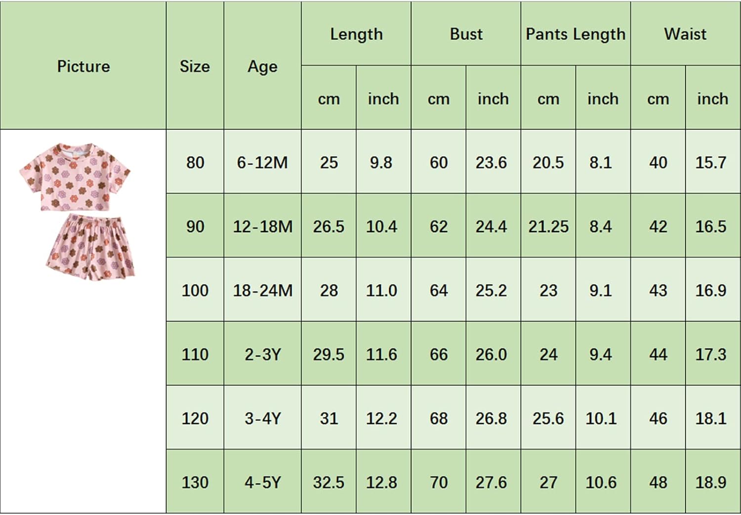 FYBITBO Summer Toddler Girl Outfit