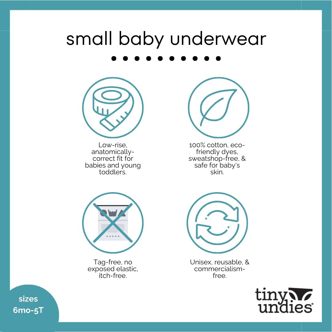 Tiny Undies Roomier Training Pants for Babies