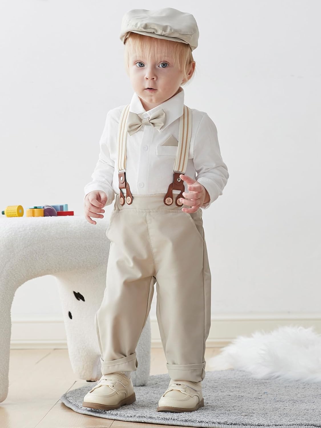 SALNIER Baby Tuxedo Suit