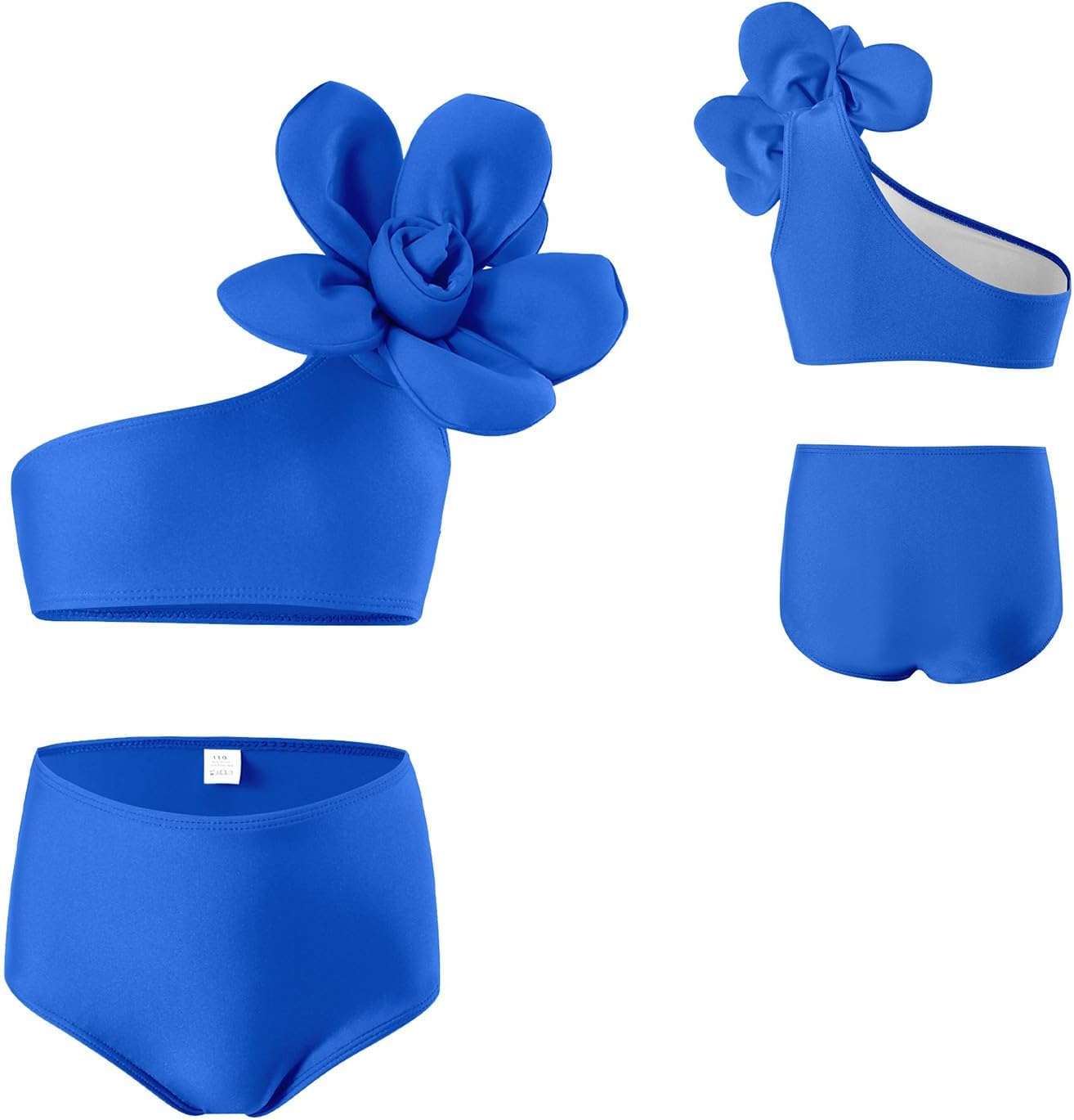 Ruffle One-Shoulder Toddler Swimsuit