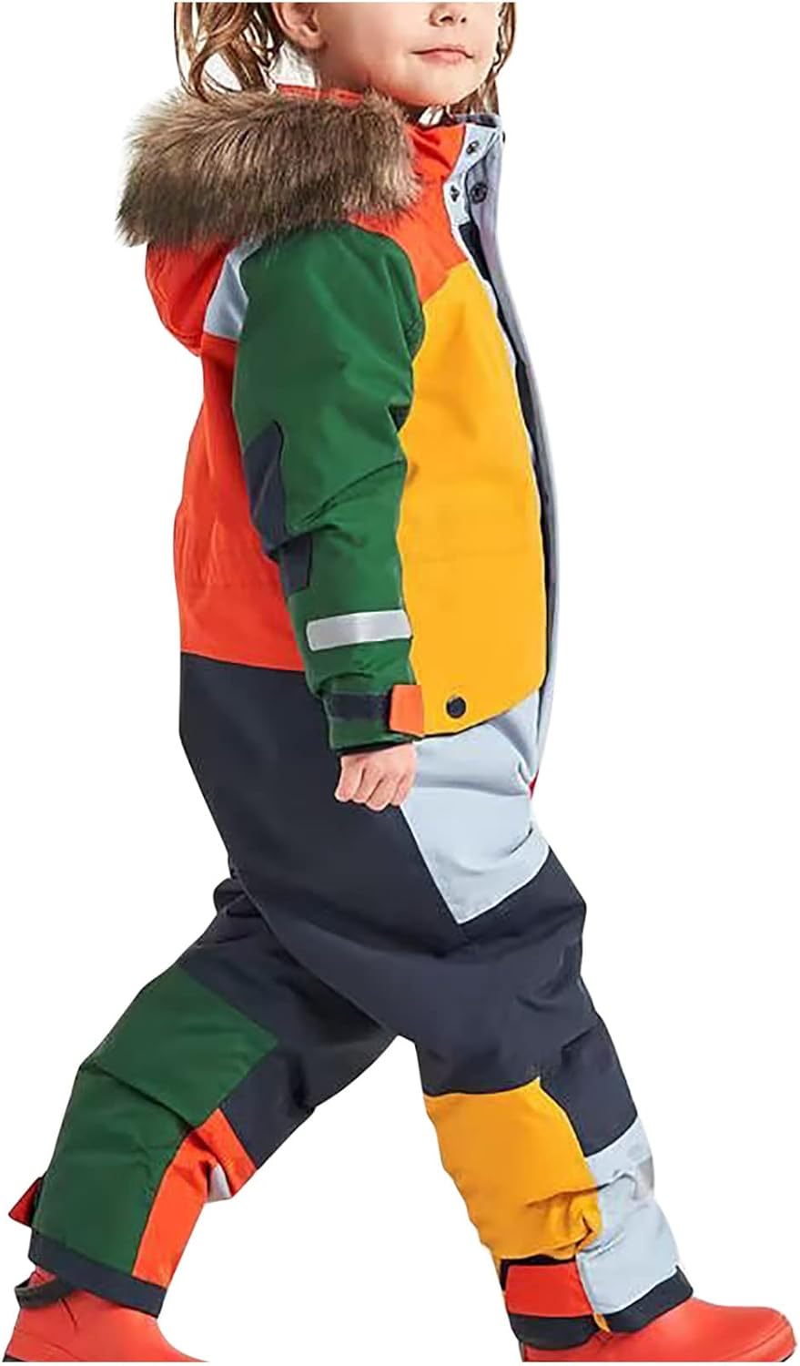 Waterproof Ski Suits for Kids Winter Ski Outfit Toddler Child Ski Jumpsuits