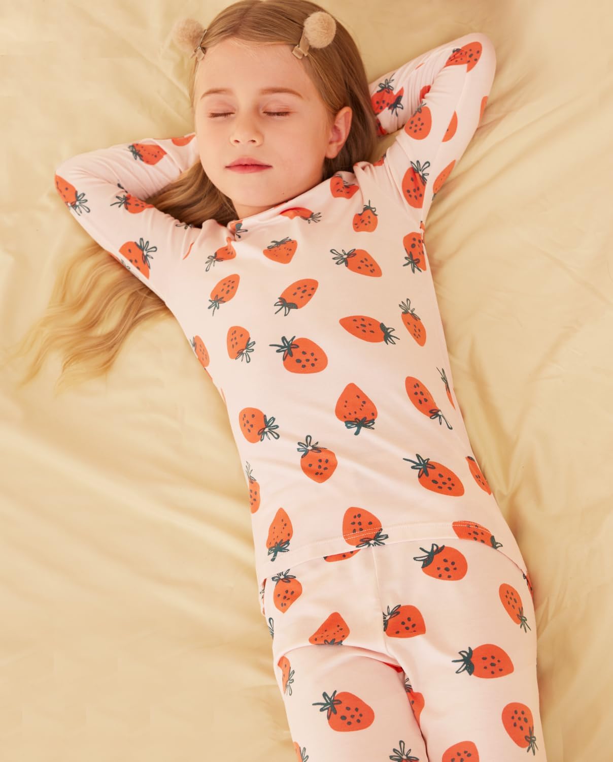 Bamboo Viscose Toddler Girls Pajama Sets