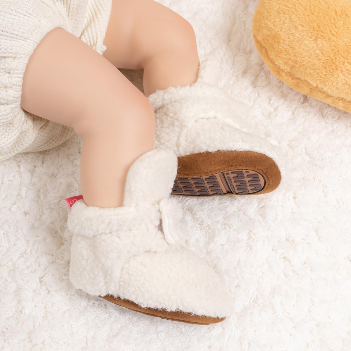 Perfect Gift for Kids Cozy Fleece Booties Stay Warm comfy