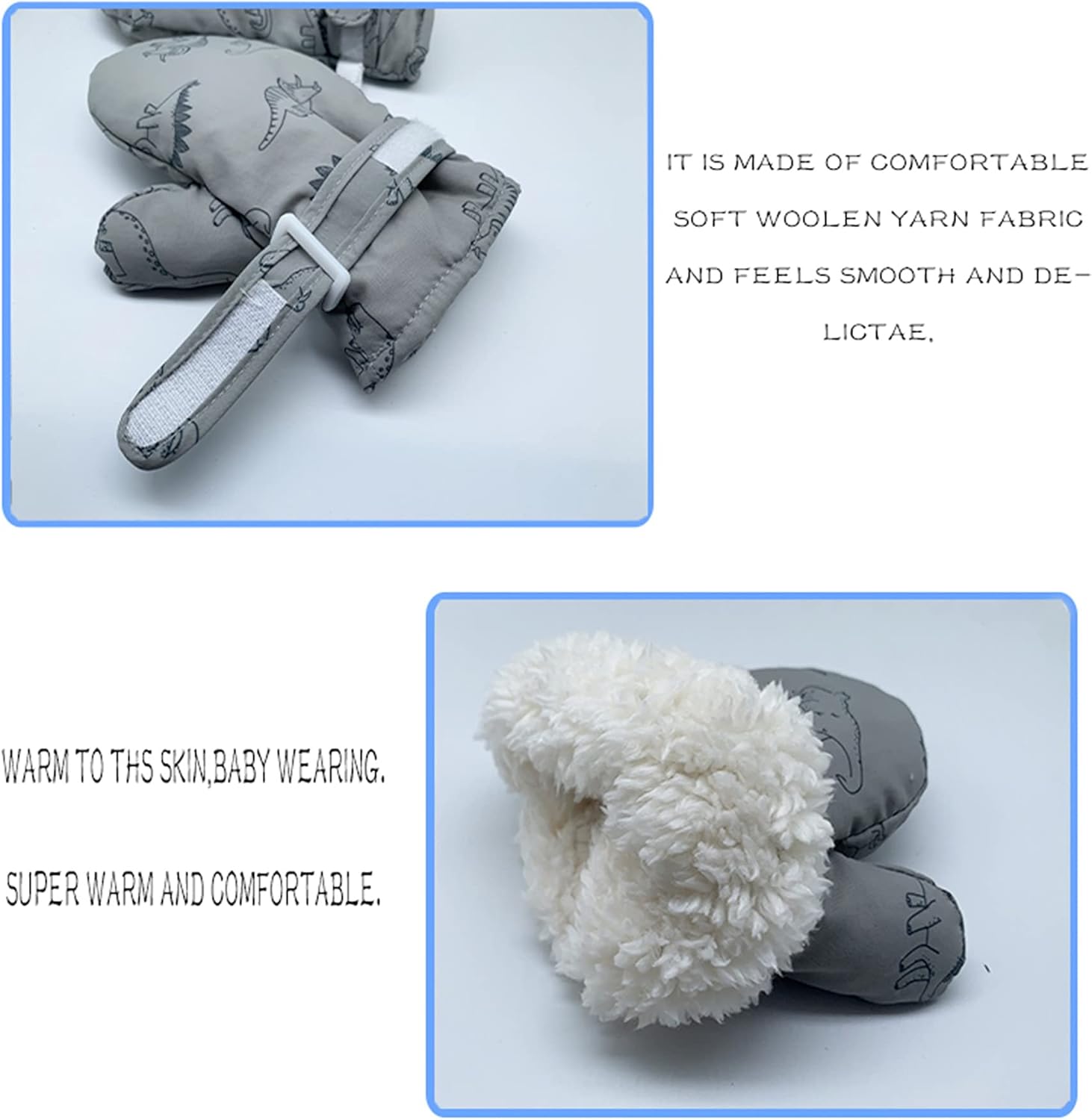 Warm Waterproof Winter Gloves for Kids