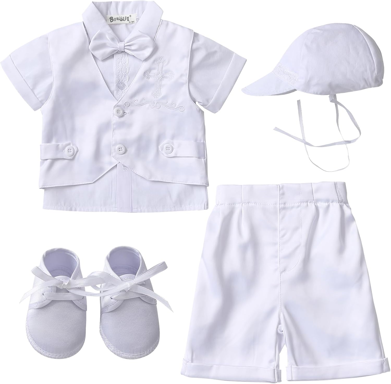 Booulfi Baptism Suit for Baby Boys