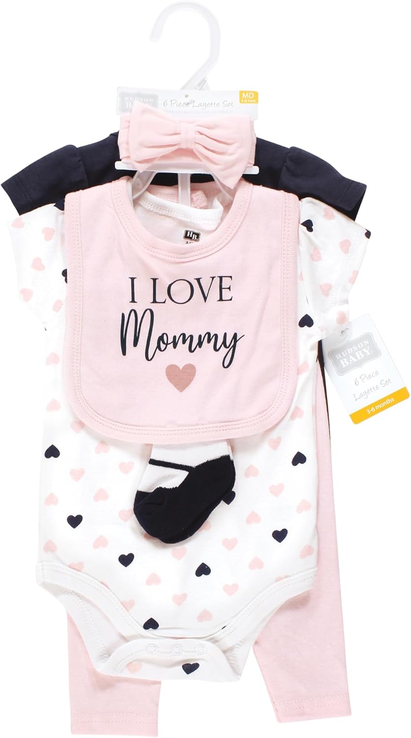 Hudson Baby Unisex Layette Set for Newborns