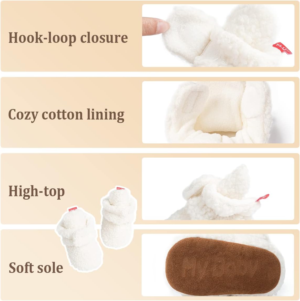 Ohsofy Baby Winter Booties
