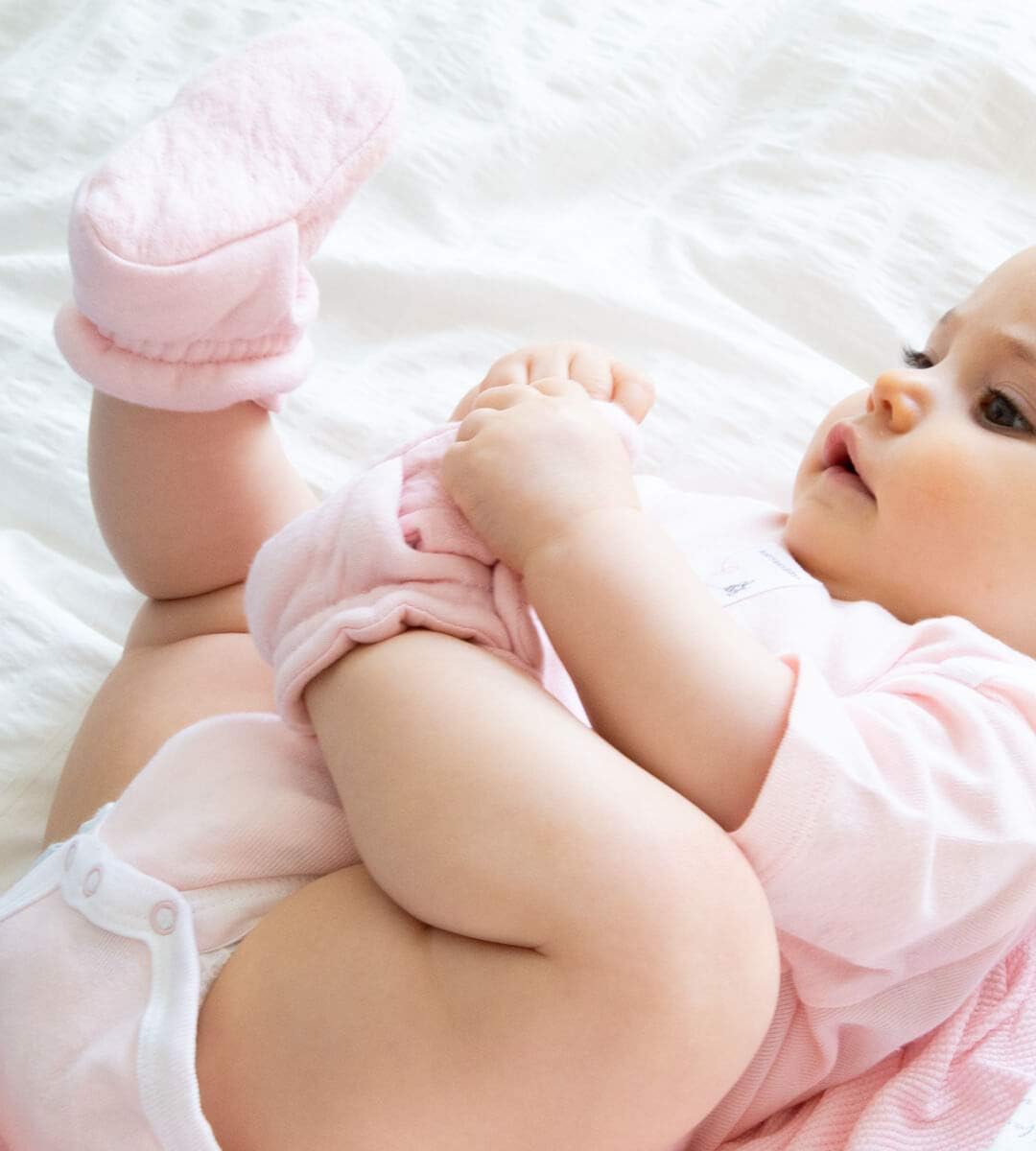 Burts Bees Organic Cotton Booties for BabiesPerfect for Newborn Essentials