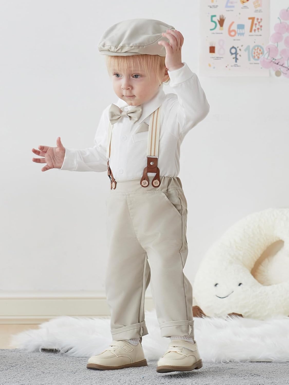 SALNIER Baby Tuxedo Suit