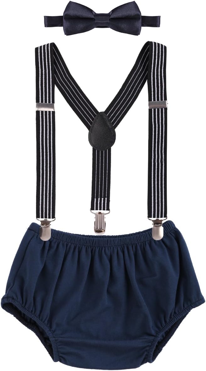 OBEEII 1st Birthday Suspenders