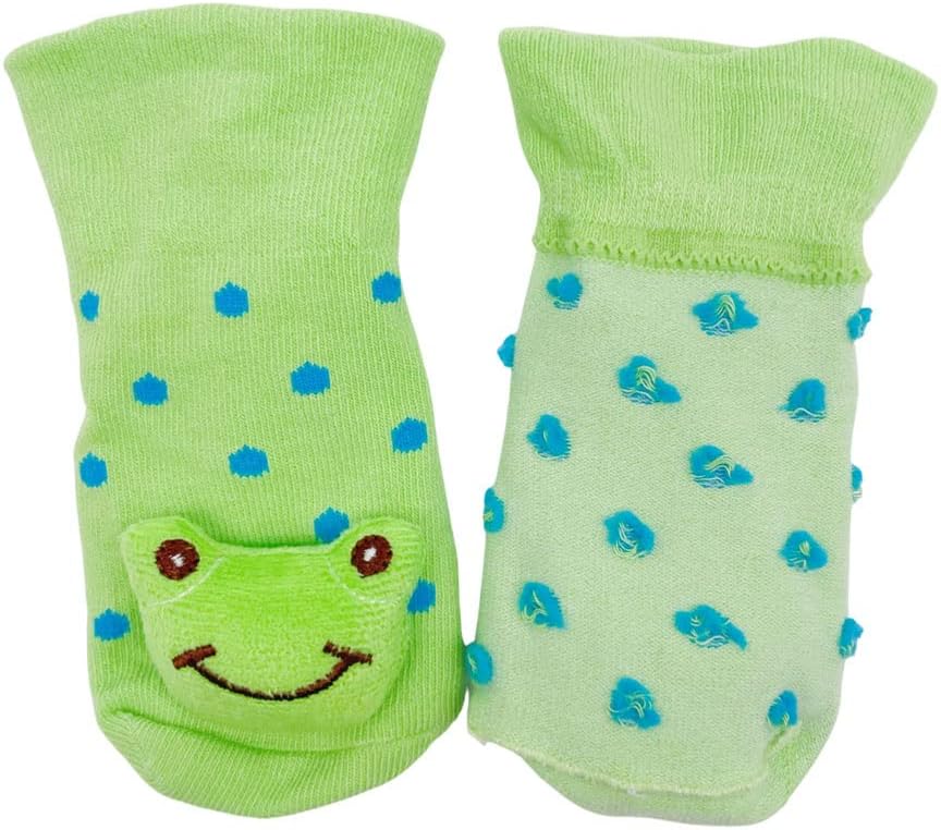6-Piece Baby 3D Cartoon Anti-Skid Booties