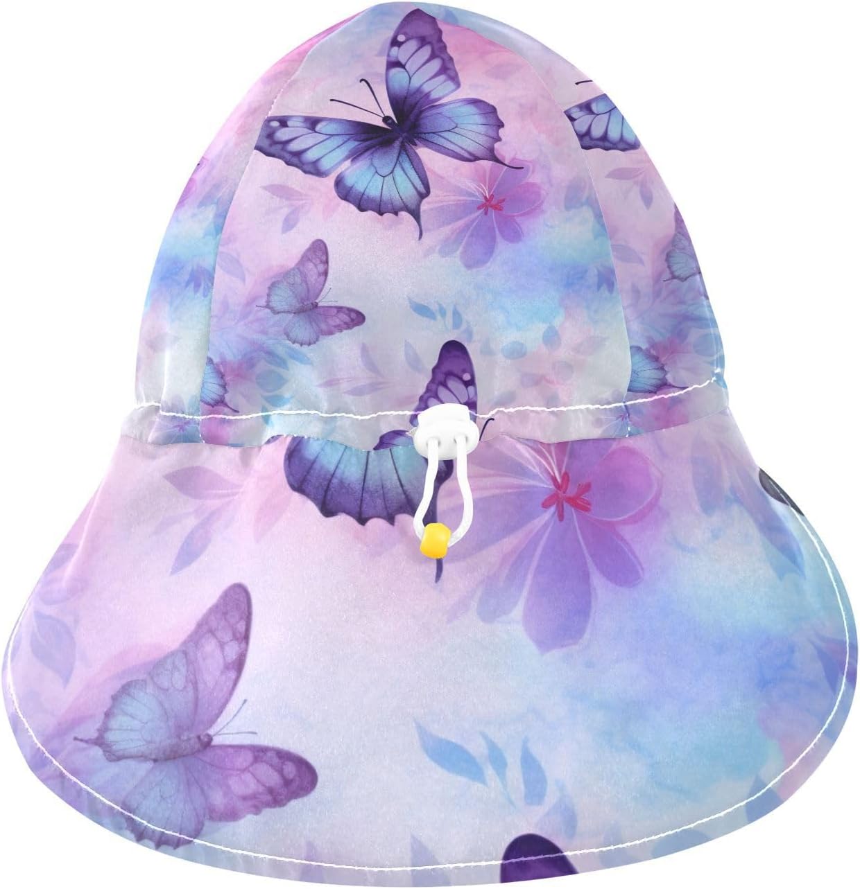 J JOYSAY Baby Toddler Purple Spider sun hat UPF 50