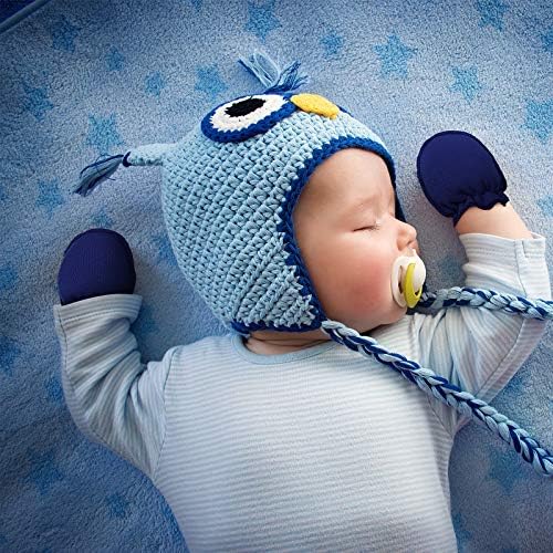 9 Pairs Newborn Baby Mittens 0-6 Months Soft No Scratch Gloves
